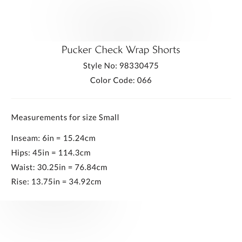 NWT Free People free-est Pucker Check Wrap Shorts - Picture 6 of 6